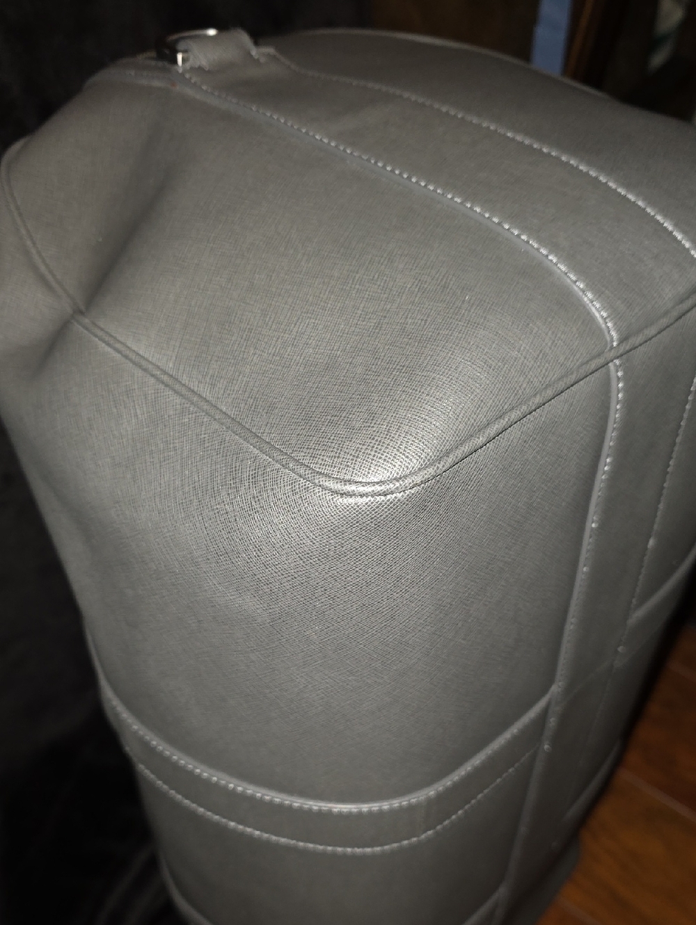 Jack Spade Saffiano Leather Weekender Bag - Picture 8 of 16